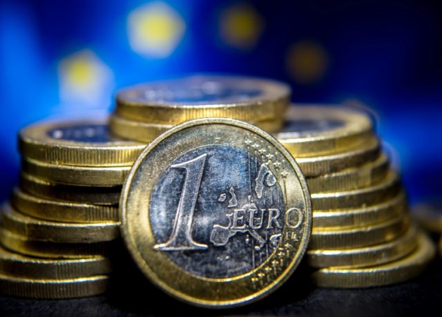 The euro topped $1.20 for the first time in more than two and a half years, as traders bet