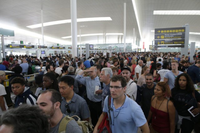 More long lines at Barcelona airport as staff strikes again Photo The Associated Press