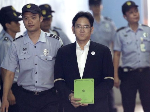 South Korean Court Sentences Samsung Heir To 5 Years Prison