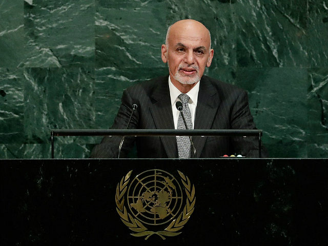 Afghanistan's President Ashraf Ghani Ahmadzai addresses the United Nations General Assembl