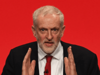 Corbyn conference BRIGHTON, ENGLAND - SEPTEMBER 27: Labour Leader Jeremy Corbyn addresses delegates on the final day of the Labour Party conference on September 26, 2017 in Brighton, England. Mr Corbyn is expected to speak about his party's new policies and present Labour as a government in waiting in his keynote address. …