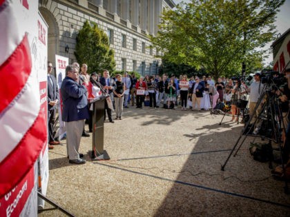 Job Creators Network TaxCutsNow bus tour ends with a small business tax reform rally on the steps of the IRS building in Washington, D.C.