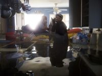 Flooded Houston home