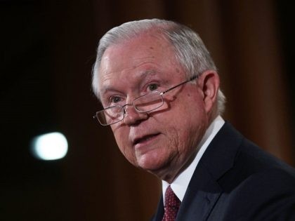 U.S. Attorney General Jeff Sessions speaks on immigration at the Justice Department Septem