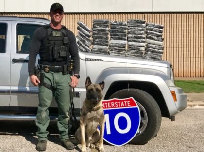 Sgt. Randy Thumann and Lobos - Drug Seizure - Fayette County Sheriff's Office