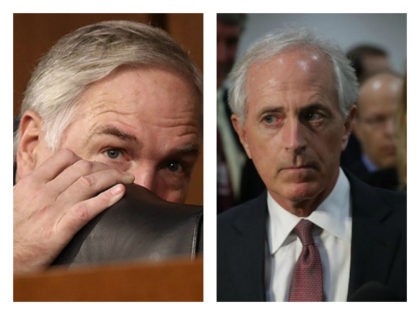 Luther Strange and Bob Corker collage