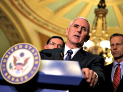 Mike Pence at Senate Justin SullivanGetty Images