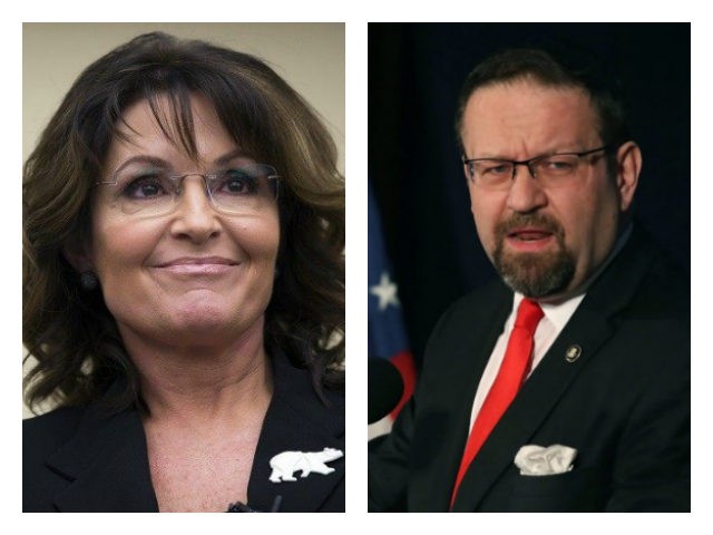 Palin and Gorka support Roy Moore over Luther Strange.