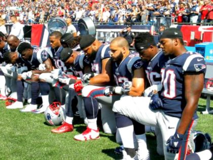 Patriots Kneel AFP