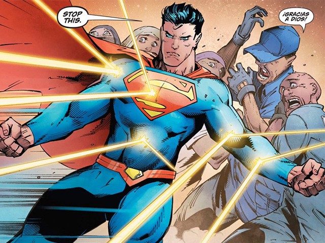 Superman Shields Illegal Immigrants from White Supremacist in Latest DC ...