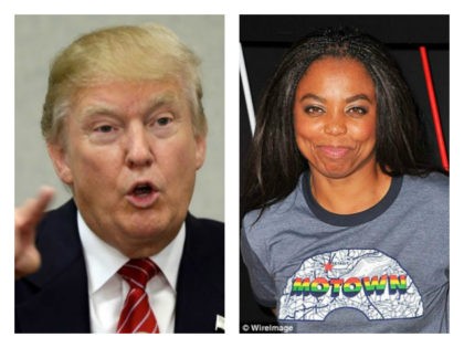 Trump and Jemele Hill collage