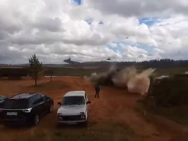 Russian War Games: Helicopter Accidentally Fires ‘Missiles’ on Bystanders, Injuring Tw