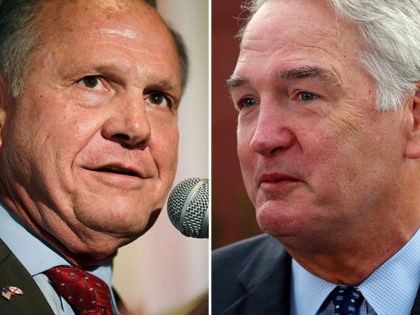 Roy Moore and Luther Strange, candidates for the Alabama special election to fill the U.S. Senate seat of now-Attorney General Jeff Sessions.