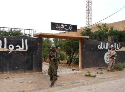 A picture taken during a press tour provided by the Russian Armed Forces on September 15,