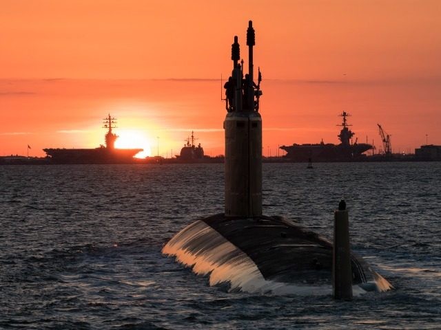An undated photo of the future USS Washington (SSN 787). The Navy accepted delivery of the