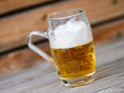 Glass half empty? Chinese crooks looking for a quiet pint at a beer festival were nabbed b