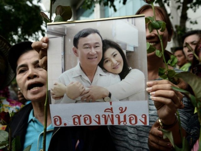 Thai newspaper reports say Yingluck Shinawatra has joined her exiled brother Thaksin in Du