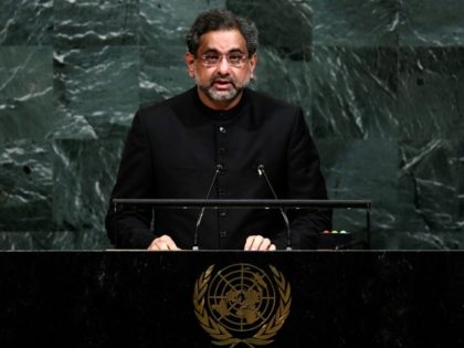 Pakistan's Prime Minister Shahid Khaqan Abbasi called in his address to the UN Genera