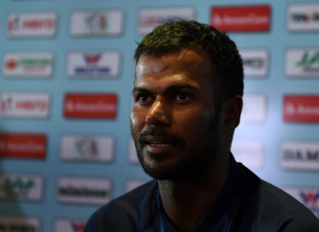 Sri Lanka captain Upul Tharanga, pictured in March 2017, was among 40 contracted players o