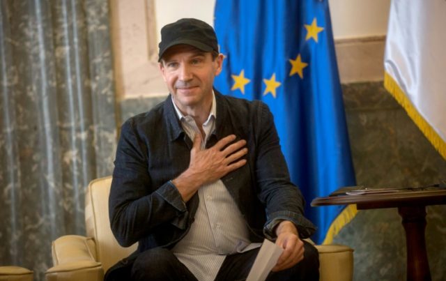 British actor Ralph Fiennes received honorary citizenship in Serbia for his work in the co
