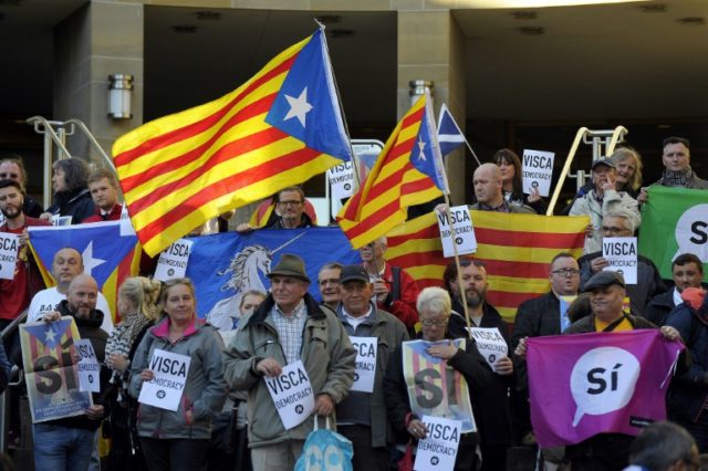 Sympathy with Catalonia's bid to hold an independence referendum next week is running high