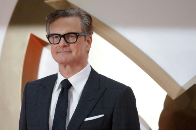 British film veteran Colin Firth poses at the premier of "Kingsman: The Golden Circle", wh