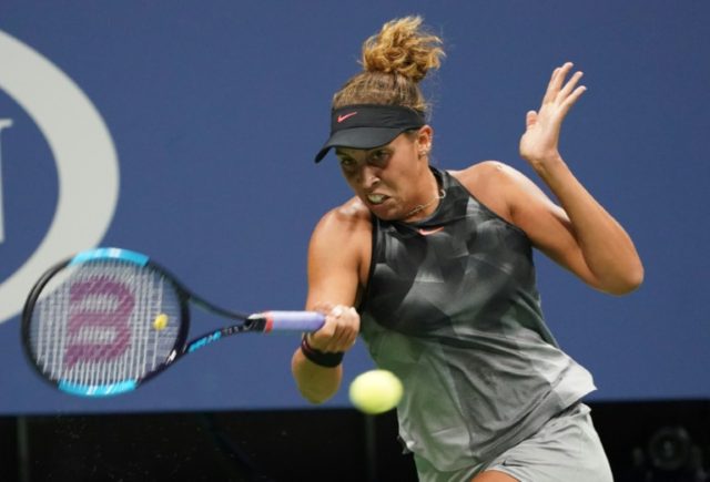 Madison Keys, seen in action during the 2017 US Open tournament, in New York, on September