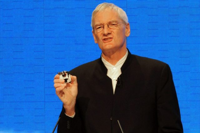 British inventor James Dyson, who is best known for his bagless vacuum cleaners, on Septem