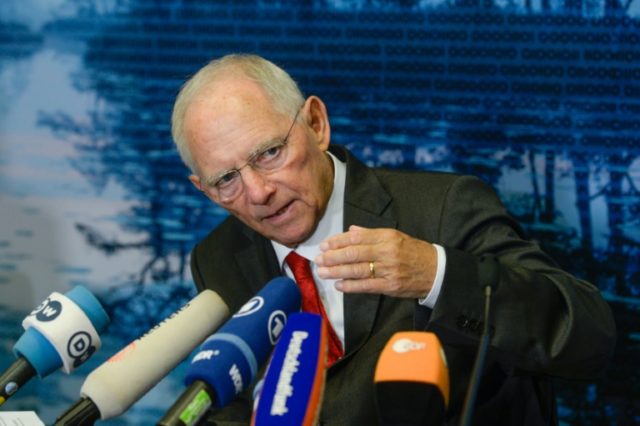German Finance Minister Wolfgang Schaeuble, who has served in the Bundestag for 45 years,