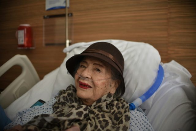 Mexican actress Adela Peralta, 87, survived 32 hours under the rubble when her home was de