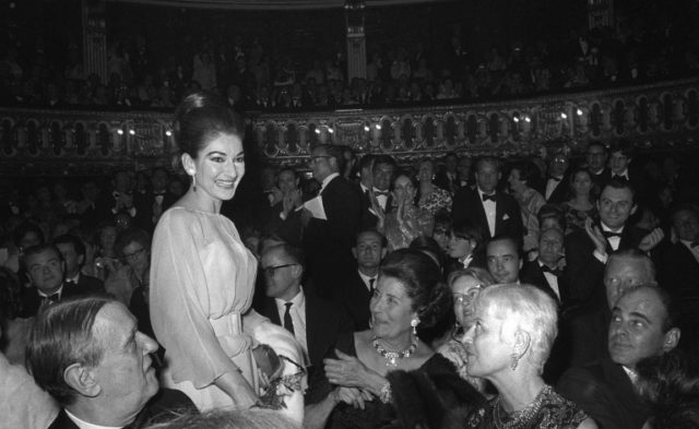 Forty years after the death of iconic opera singer Maria Callas, pictured here in January