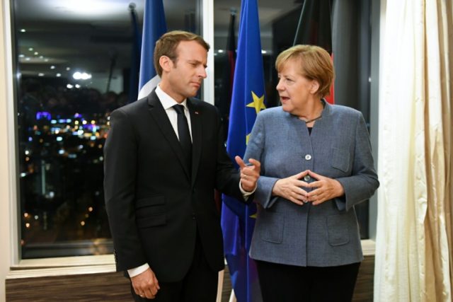 German Chancellor Angela Merkel said there was a deep consensus between France and Germany