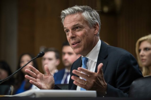 Former Utah governor and 2012 presidential candidate Jon Huntsman has been confirmed by th