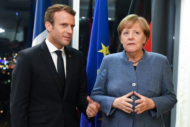 Chancellor Angela Merkel says there's a 'wide agreement' between France and Germany when i