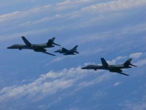 U.S. B1-B bombers fly mission off North Korean coast