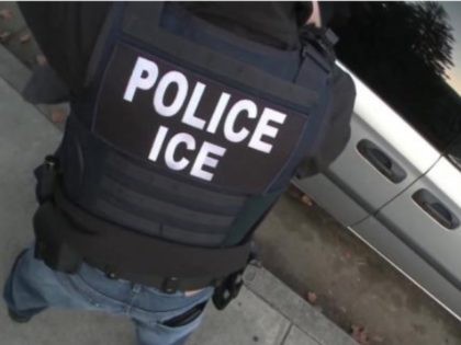 ICE ERO officer makes arrest.