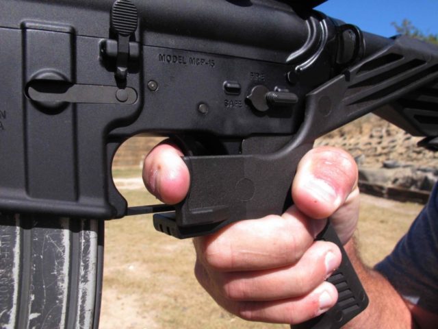 Bump stock (Allen G. Breed / Associated Press)