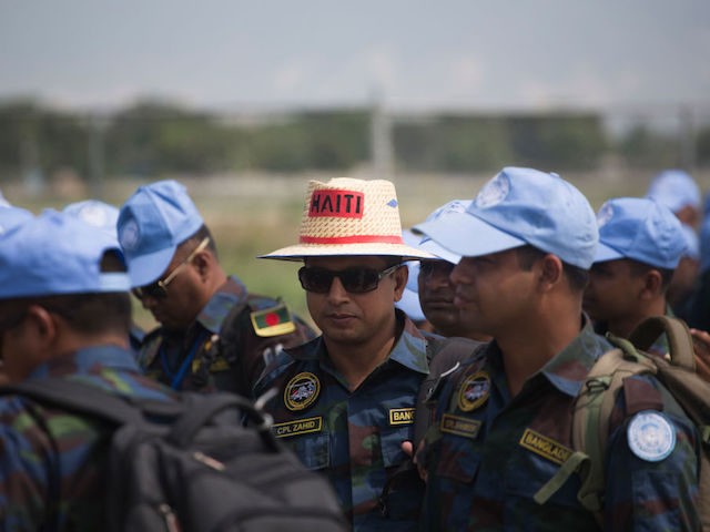 UN Bangladeshi peacekeepers of the United Nations Stabilization Mission in Haiti (MINUSTAH