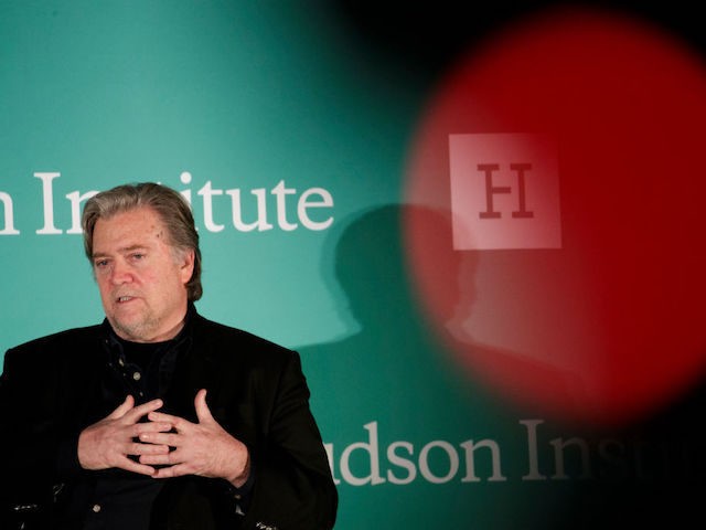 WASHINGTON, DC - OCTOBER 23: Steve Bannon, former White House chief strategist and chairma