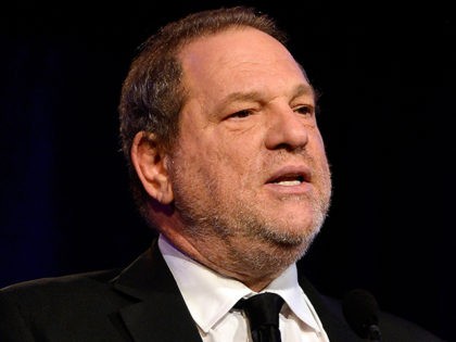 NEW YORK, NY - OCTOBER 07: Harvey Weinstein speaks onstage at Tony Bennett and Susan Benedetto's 'Exploring the Arts Gala' to support arts education in public high schools at Cipriani, Wall Street on October 7, 2013 in New York City. (Photo by Larry Busacca/Getty Images for Exploring the Arts)