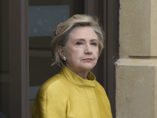 SWANSEA, WALES - OCTOBER 14: Hillary Clinton at Swansea University where she was given a Honorary Doctorate of Laws on October 14, 2017 in Swansea, Wales. The former US secretary of state and 2016 American presidential candidate is also visiting the UK to promote her new book 'What Happened'. (Photo …