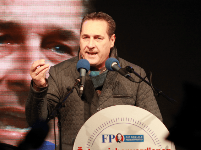 Heinz-Christian Strache, leader of the Austrian Freedom Party (FPOe).
