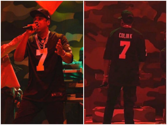 Jay Z Wears Colin Kaepernick Jersey on 