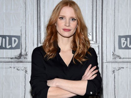 Actress Jessica Chastain participates in the BUILD Speaker Series to discuss the film "The Zookeeper's Wife" at AOL Studios on Tuesday, March 21, 2017, in New York. (Photo by Evan Agostini/Invision/AP)
