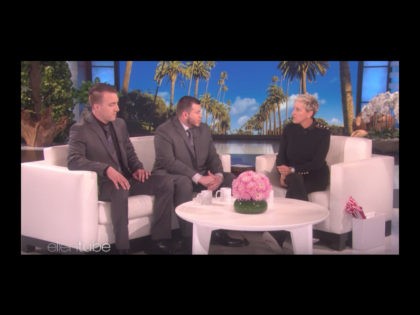 Jesus Campos, the Mandalay Bay security guard who was the Vegas gunman's first victim, sat down for his one and only interview with Ellen DeGeneres, which aired on Wednesday.