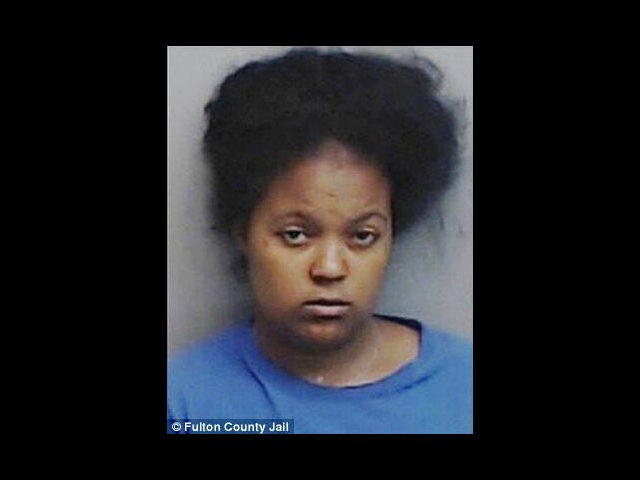 Atlanta resident Lamora Williams, 24, was arrested for allegedly putting her two children,