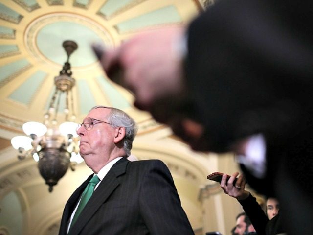 McConnell under Dome Win McNameeGetty Images