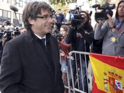 Sacked Catalonian President Carles Puigdemont