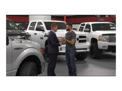 B5 Motors car dealership is giving away a free truck to Taylor Winston, a veteran who transported wounded victims to the hospital following the Las Vegas shooting.