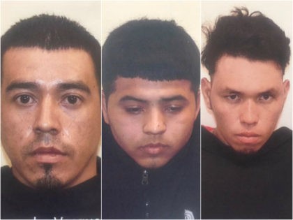 The three alleged gang members are Victor Rodas, Jose Coreas-Ventura, and Lisandro Posada-Vasquez.